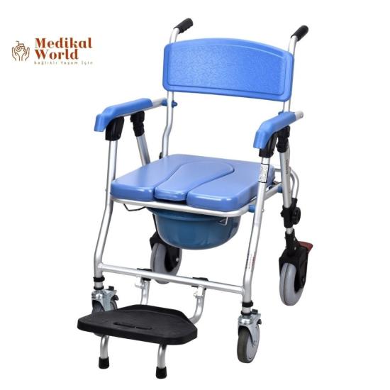 Poylin P611 Alüminyum Banyo Tuvalet Sandalyesi